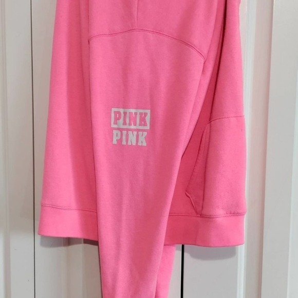 PINK quarter zip hot pink sweatshirt Small - Picture 5 of 8